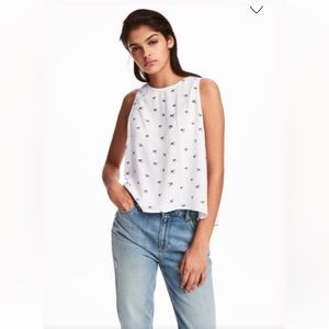 H&M Crinkled Top
